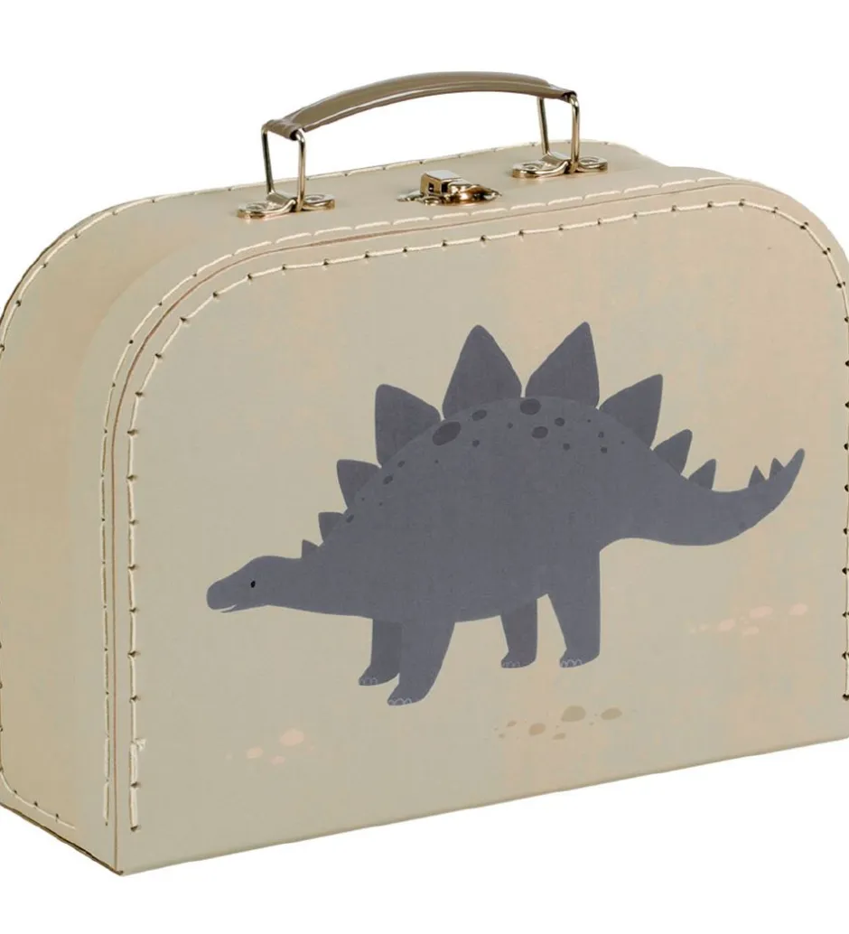 Kuffertsæt - 2 stk - 29x25,5 cm - Dinosa>A Little Lovely Company Discount