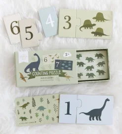 Tællepuslespil 1-10 - Dinosaur><noscript><img width=