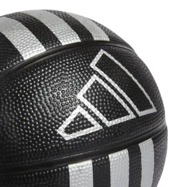 Basketbold - Str. 3 - Mini - Sort/Sølv><noscript><img width=