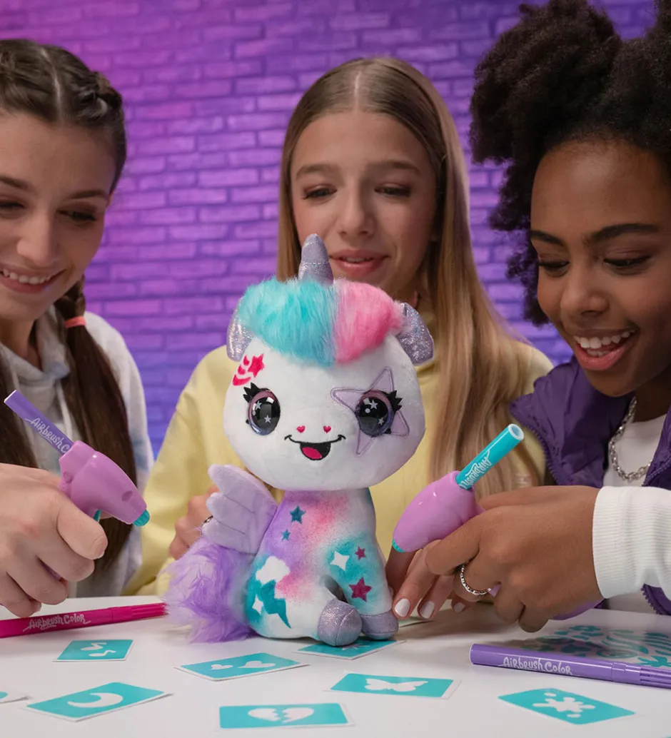 Bamse - DYI - Magic Unicorn>Airbrush Plush