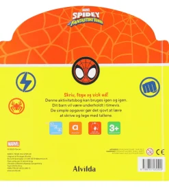 Aktivitetsbog - Marvel Spidey - Skriv, Tegn & Visk Ud>Alvilda Online