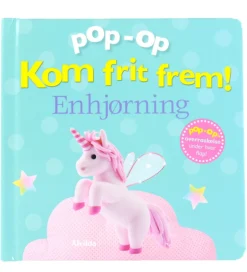 Bog - Pop-op - Kom Frit Frem - Enhjørning - DA>Alvilda Discount