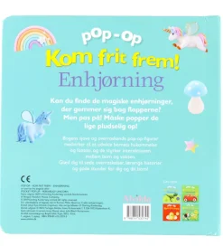 Bog - Pop-op - Kom Frit Frem - Enhjørning - DA>Alvilda Discount