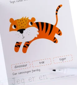 Bog - Skriv og Visk Ud - De Første Ord - DA><noscript><img width=