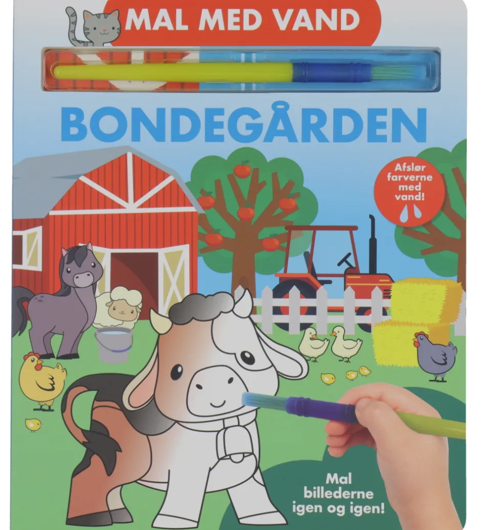 Malebog - Mal med Vand - Bondegården>Alvilda