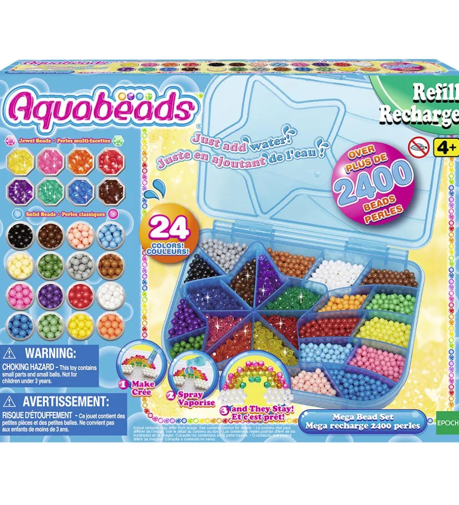 Perler - 2400+ stk. - Mega Bead Set - Multifarvet>Aquabeads Discount