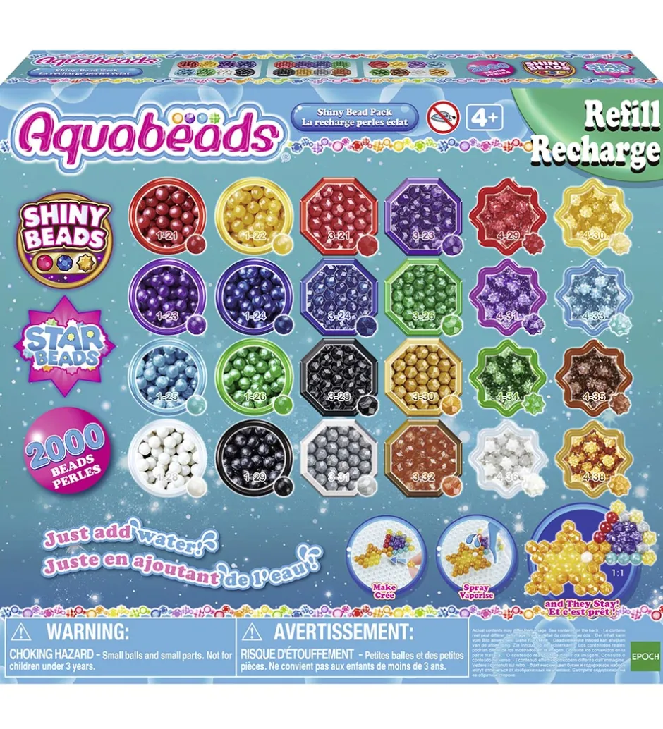 Perler - 2000+ Stk. - Shiny Bead Pack>Aquabeads Online