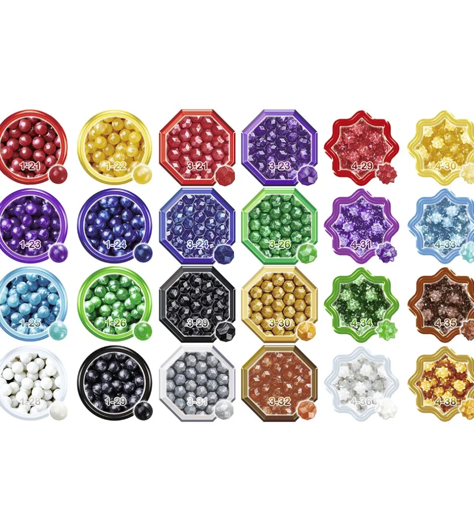 Perler - 2000+ Stk. - Shiny Bead Pack>Aquabeads Online