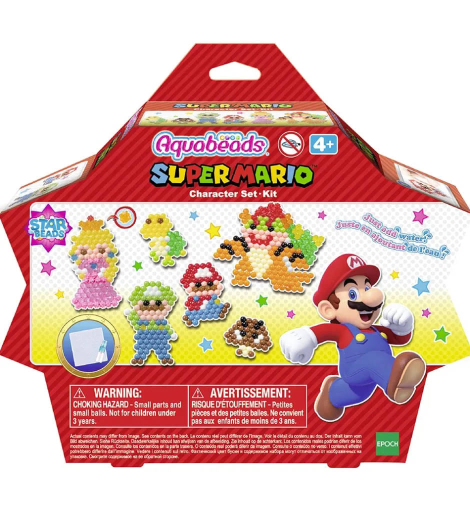 Perlesæt - 600+ stk. - Super Mario Character Set>Aquabeads Outlet