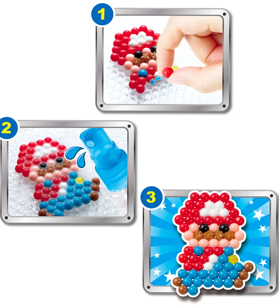 Perlesæt - 600+ stk. - Super Mario Character Set>Aquabeads Outlet