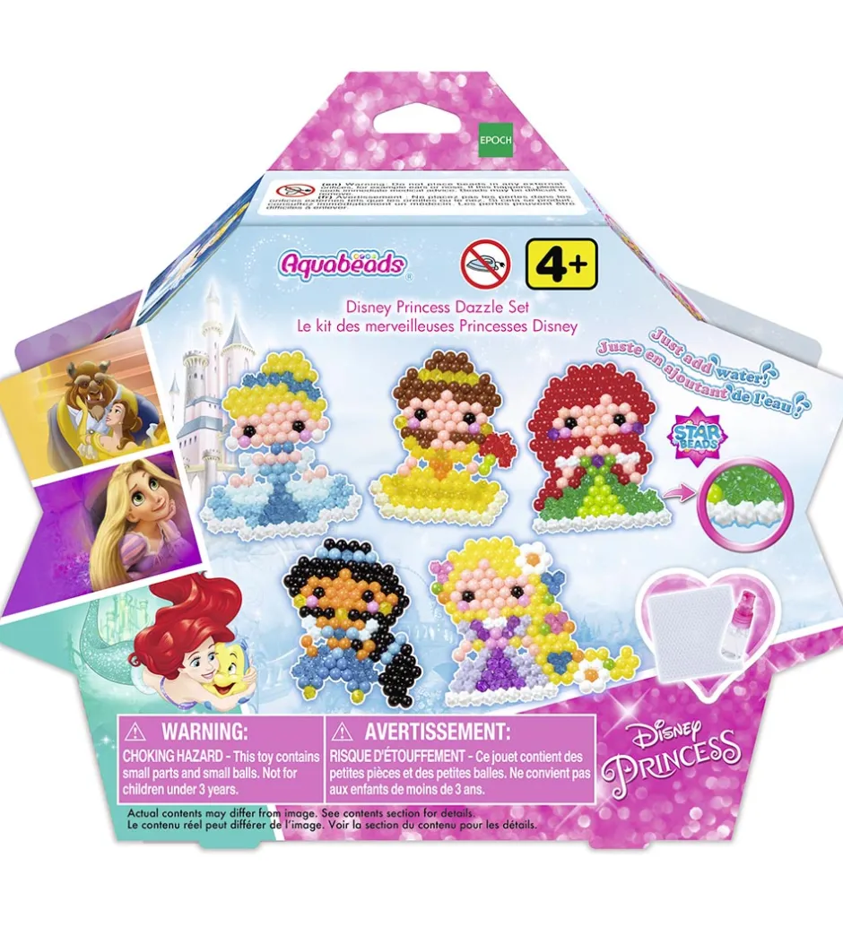 Perlesæt - 600+ stk. - Disney Princess Dazzle Set>Aquabeads