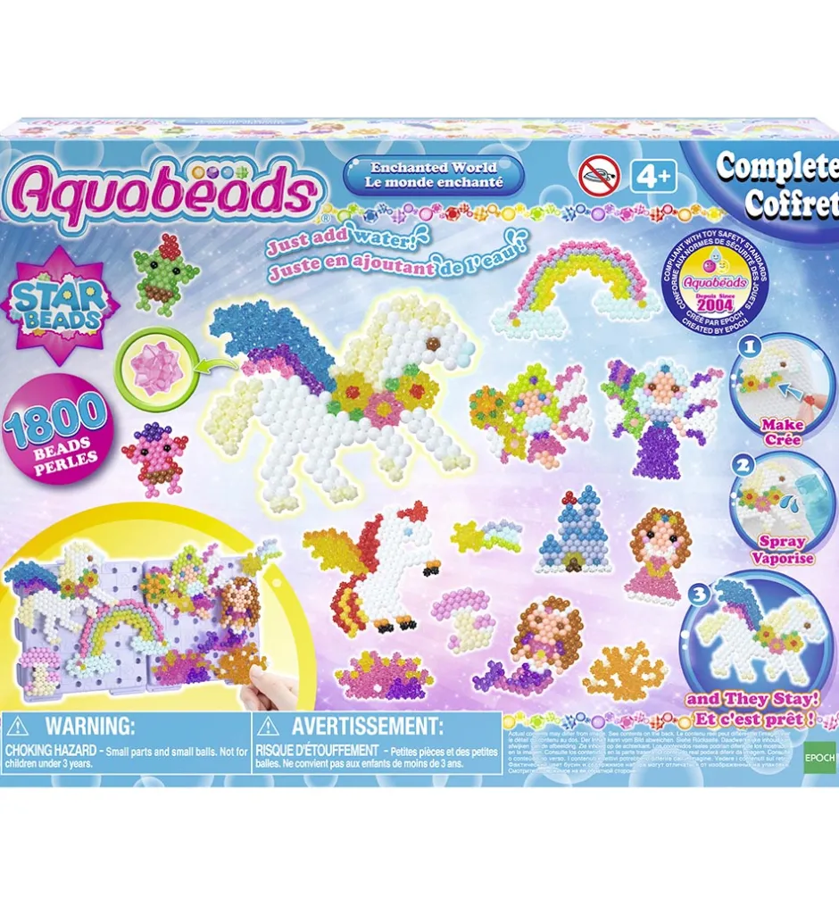 Perlesæt - 1800+ Stk. - Enchanted World>Aquabeads Sale