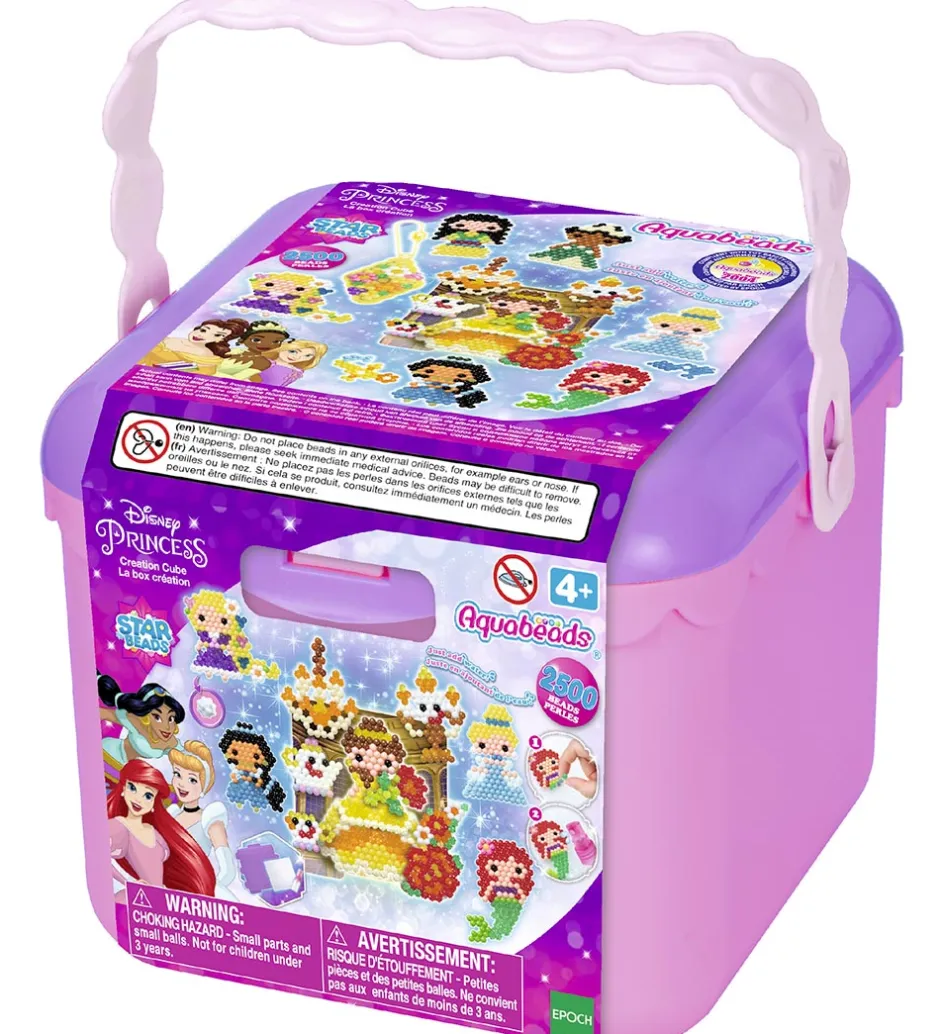 Perlesæt - 2500+ stk. - Disney Princess Creation Cube>Aquabeads Discount
