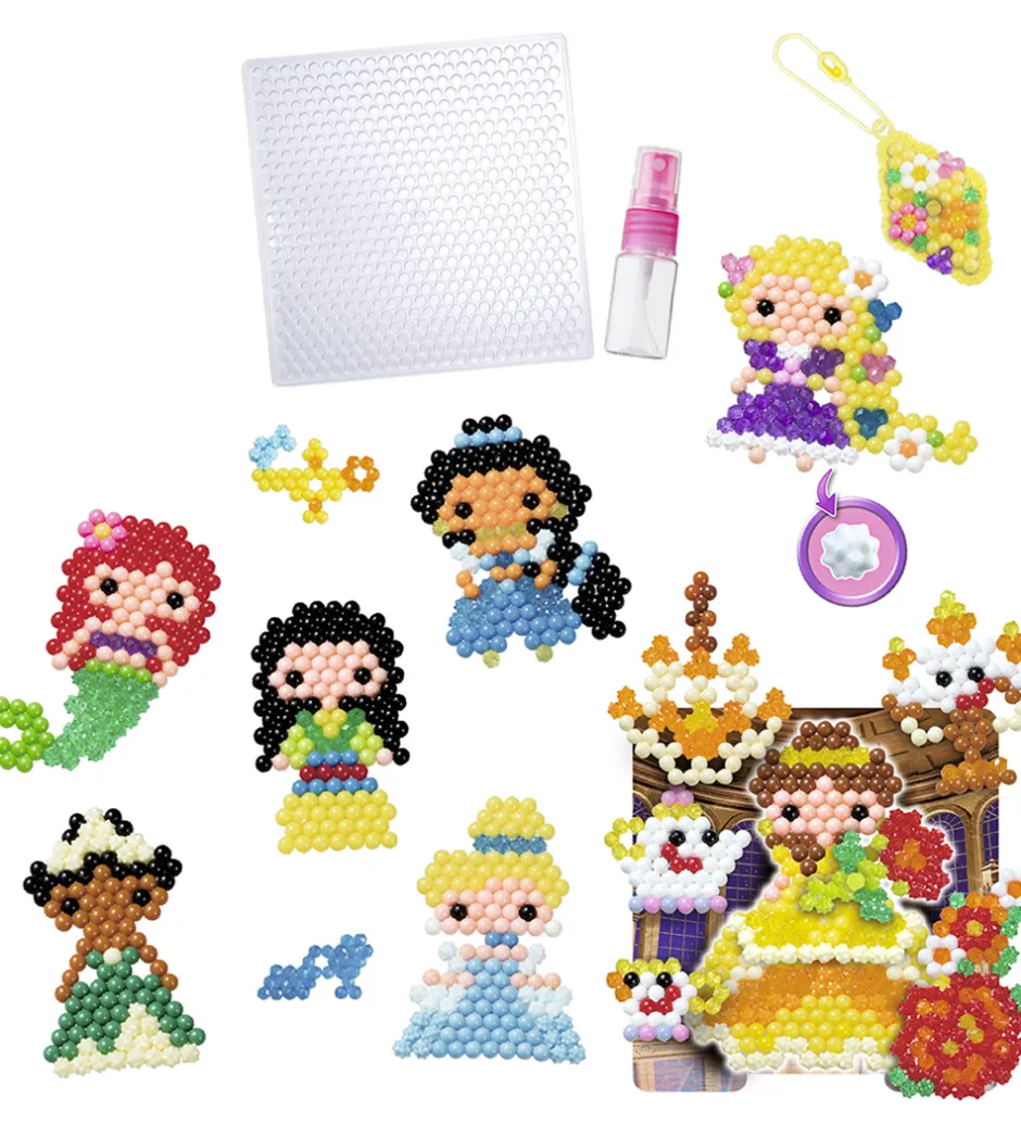 Perlesæt - 2500+ stk. - Disney Princess Creation Cube>Aquabeads Discount