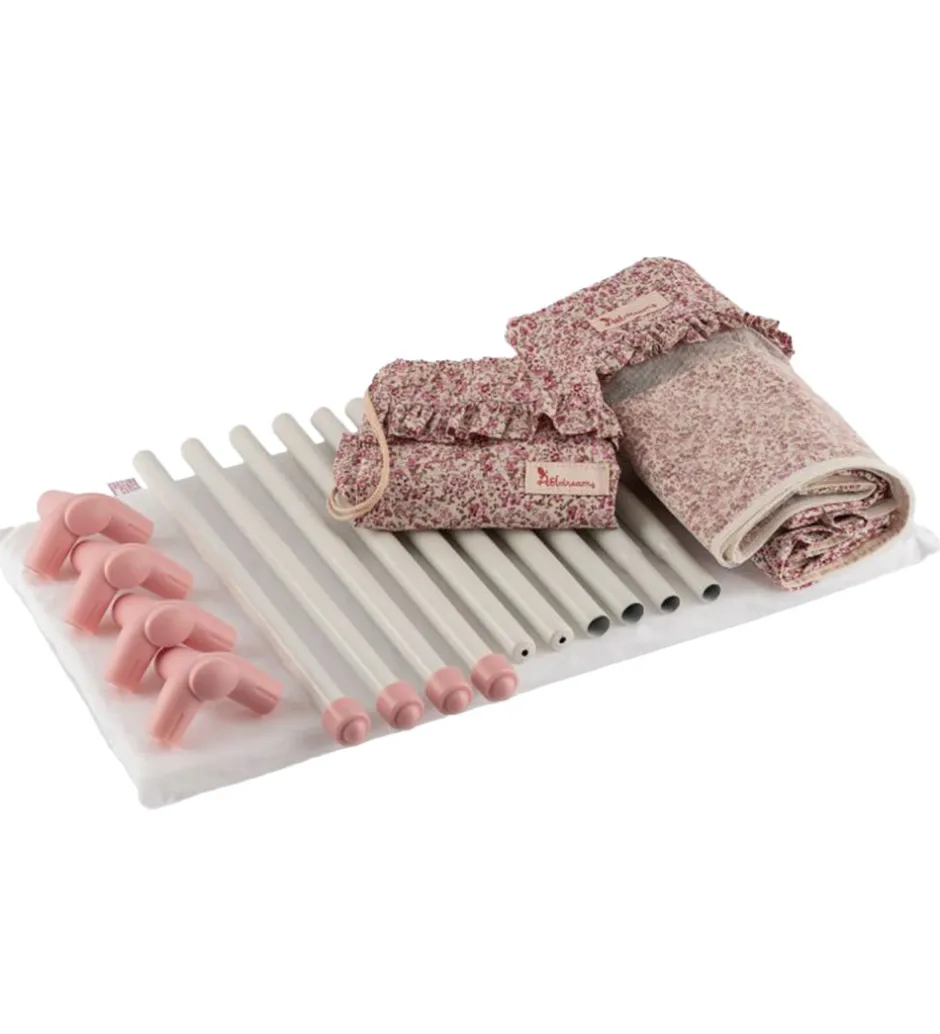 Dukketilbehør - Rejseseng - 36-46 cm - Rosa>Asi Outlet