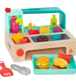 Legekøkken - 30 Dele - Burgerstation>B. toys Discount