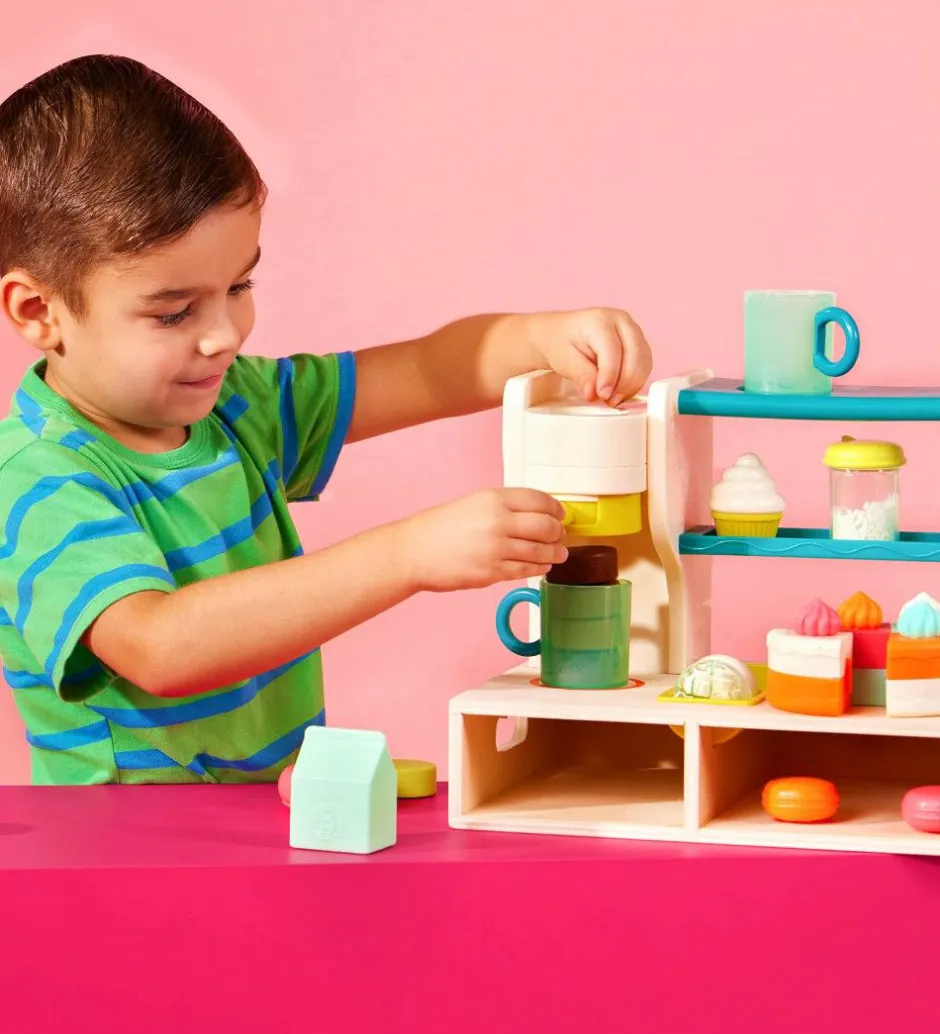 Legekøkken - 27 Dele - Kaffe og Kage>B. toys Sale