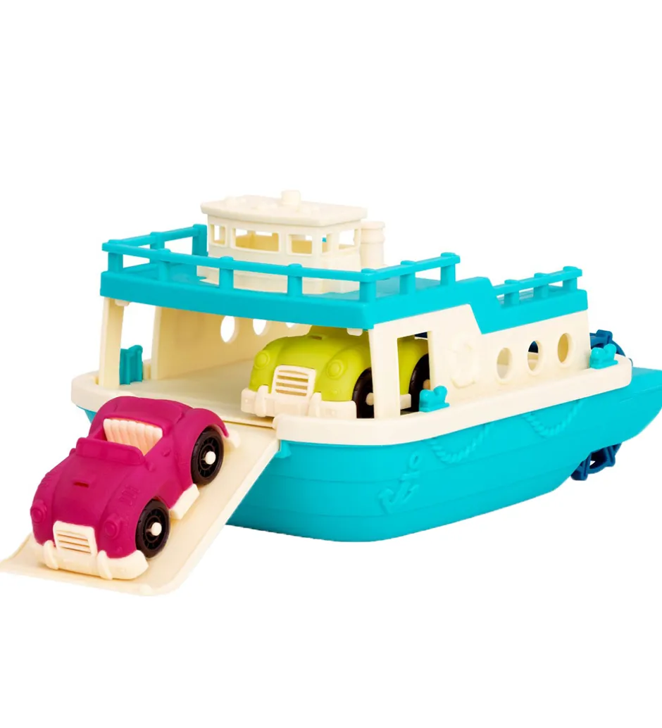 Legetøj - Happy Cruisers - 30 cm - Færge m. 2 Biler>B. toys New