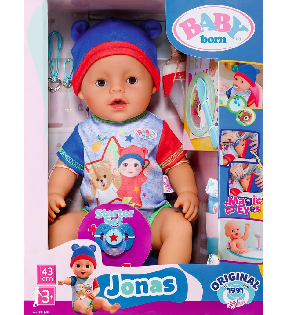 Dukke - Jonas - 43 cm - 10 Funktioner>BABY born New