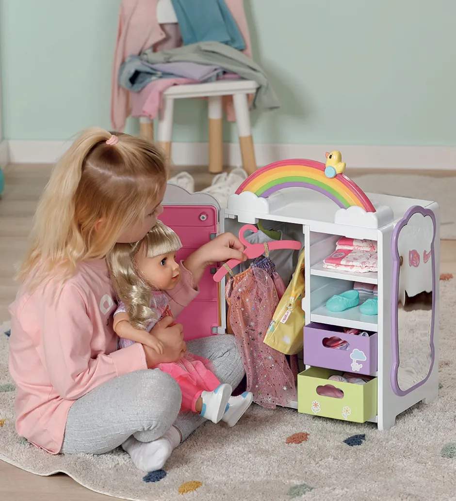 Dukketilbehør - Regnbue Garderobe>BABY born Discount