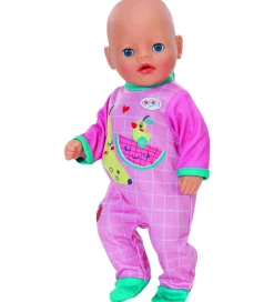 Dukketøj - Heldragt - 36 cm - Rosa m. Frugt>BABY born