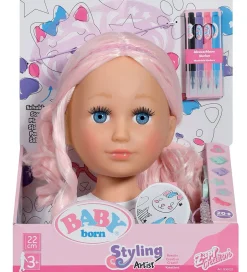 Sminkehoved m. Tilbehør - Sister Styling Artist>BABY born Online