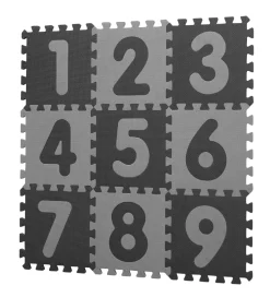 Legegulv - 90x90 - Lysegrå/Mørkegrå m. Tal><noscript><img width=