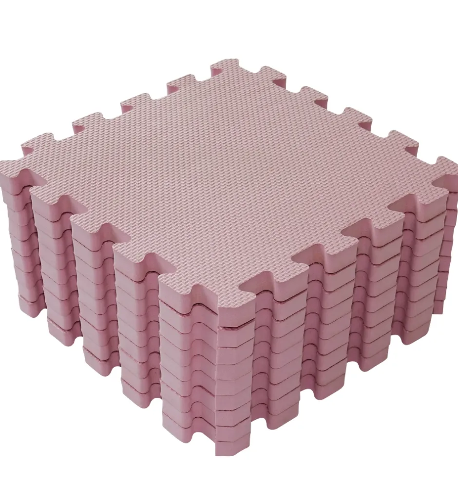 Legegulv - 90x90 cm - Rosa>BabyDan Online