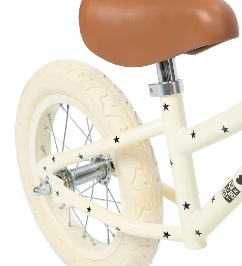 Løbecykel - First Go! - Creme m. Stjerner>Banwood Outlet