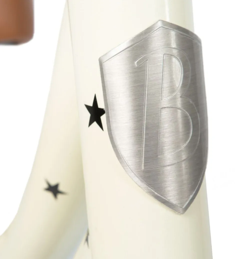 Løbecykel - First Go! - Creme m. Stjerner>Banwood Outlet