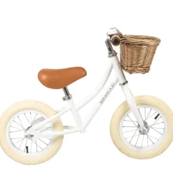 Løbecykel - First Go! - Hvid>Banwood Outlet