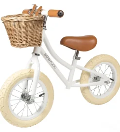 Løbecykel - First Go! - Hvid>Banwood Outlet
