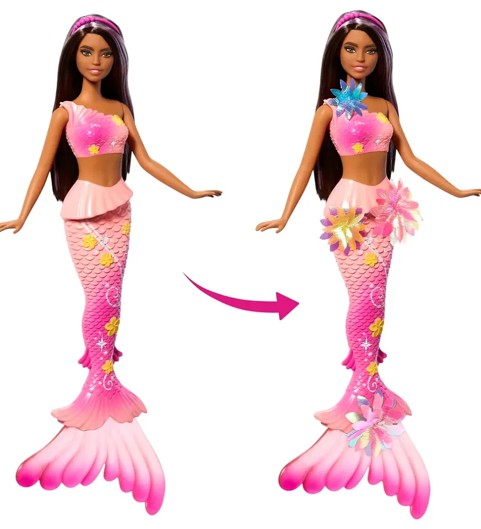 Dukke - 30 cm - Blooming Magic Black Mermaid>Barbie Discount