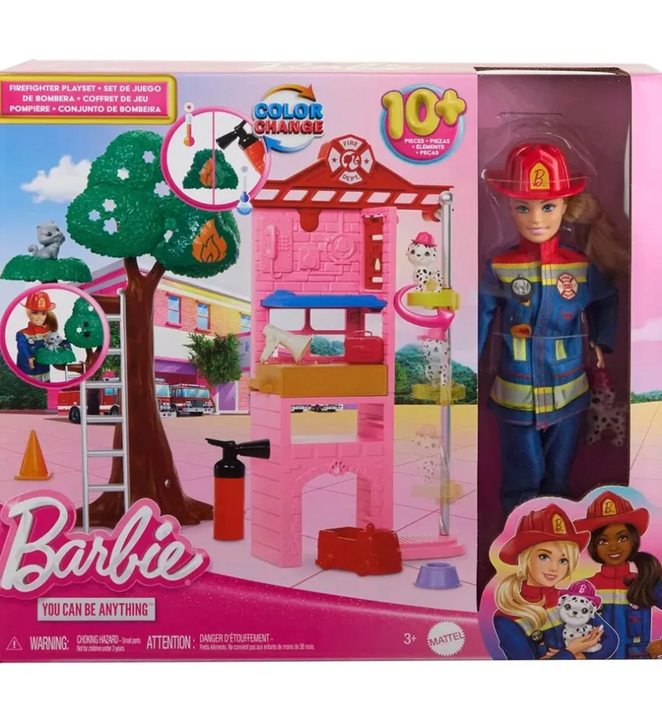 Dukke - 30 cm - Career Fire Fighter Playset>Barbie Sale