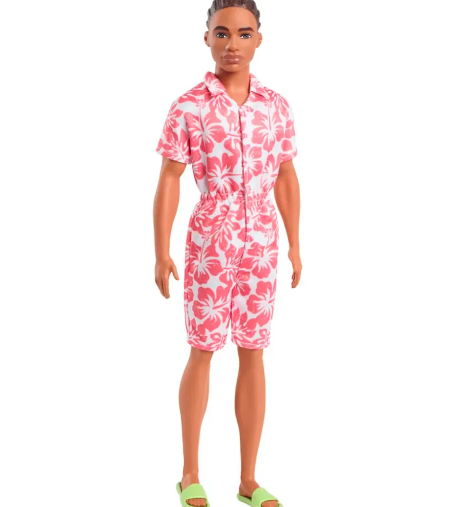 Dukke - 30 cm - Fashionista Ken Printed Boiler Suit>Barbie Outlet