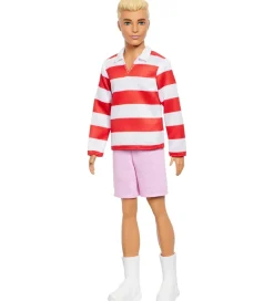 Dukke - Fashionista - Ken m. Red & White Stripes>Barbie Discount