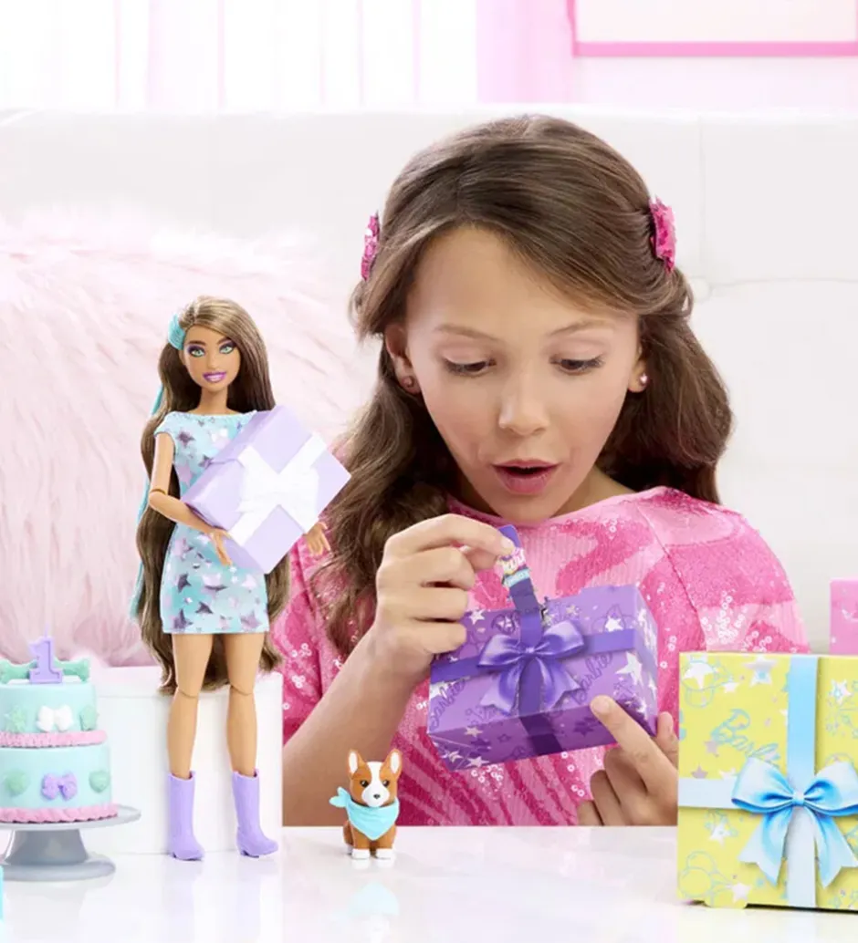 Dukke - Party Unboxed Brunette Doll>Barbie Discount