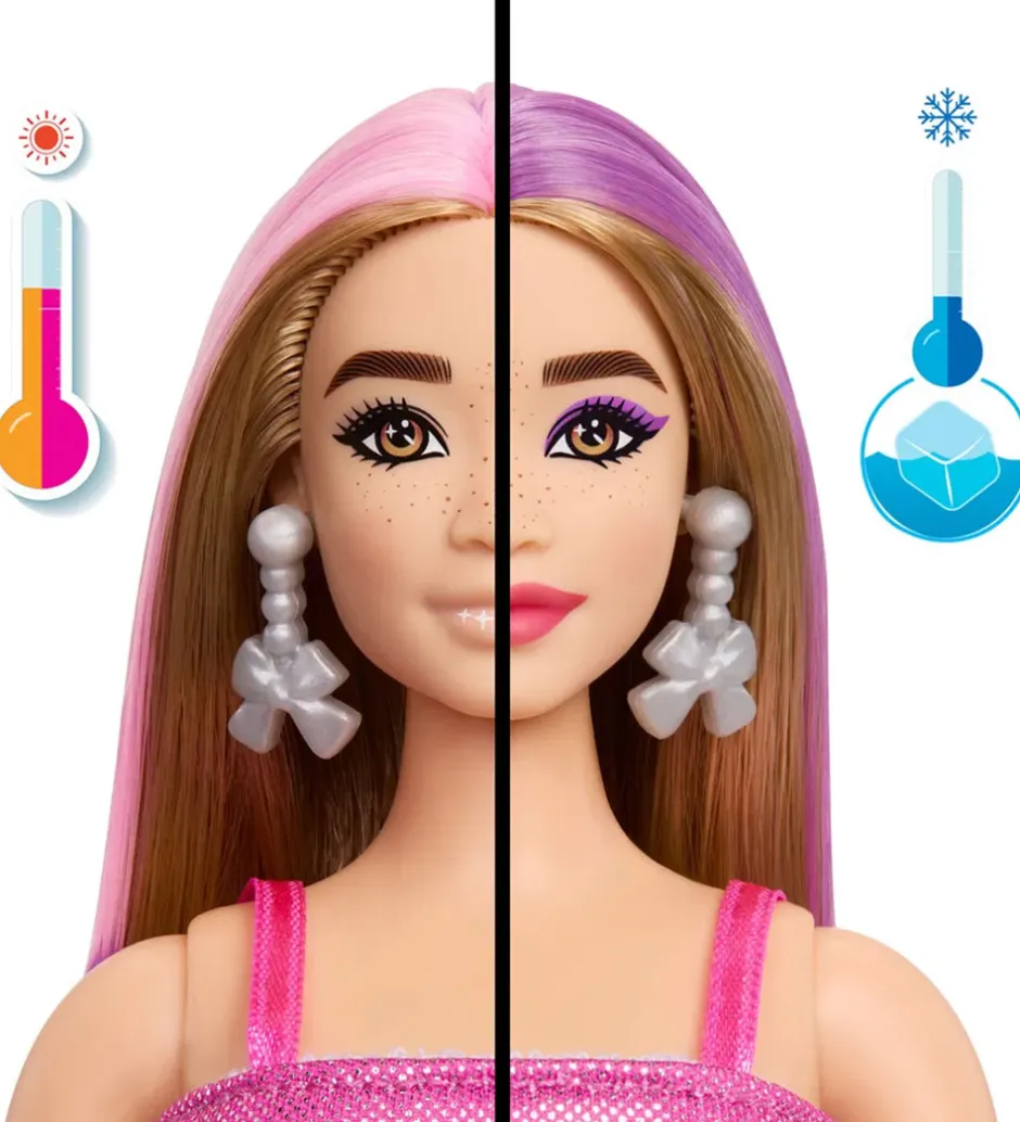 Dukke - Party Unboxed Pink Curvy Doll>Barbie