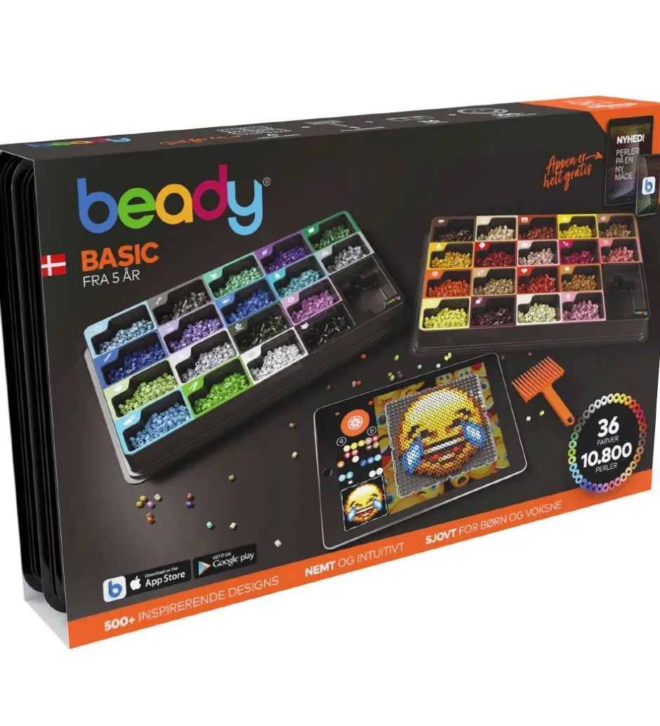 Basic m. Perleplader - 10.800 perler>Beady Outlet