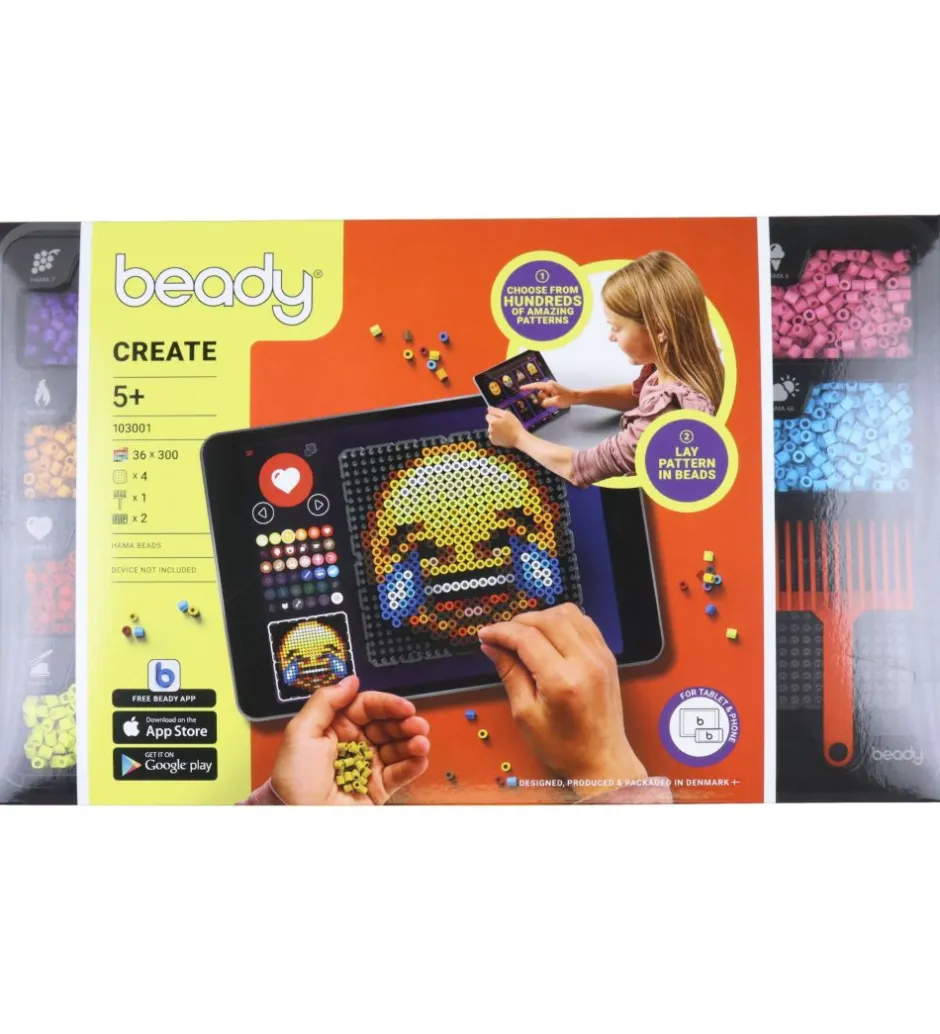 Create - 10.800 Perler - 4 Plader>Beady Outlet