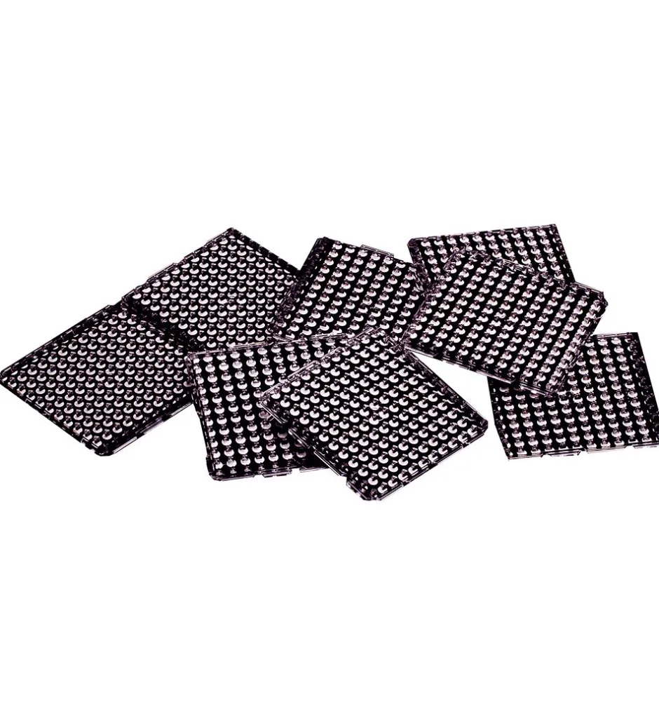 Perleplader - 6x6 cm - 8-pak - Kvadrat>Beady Outlet