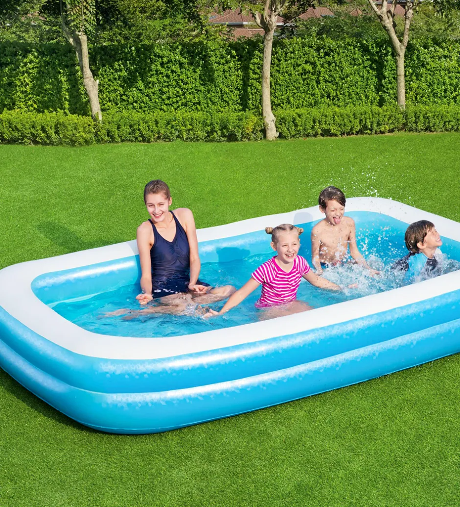 Badebassin - 305x183x46cm - Blå>Bestway Discount