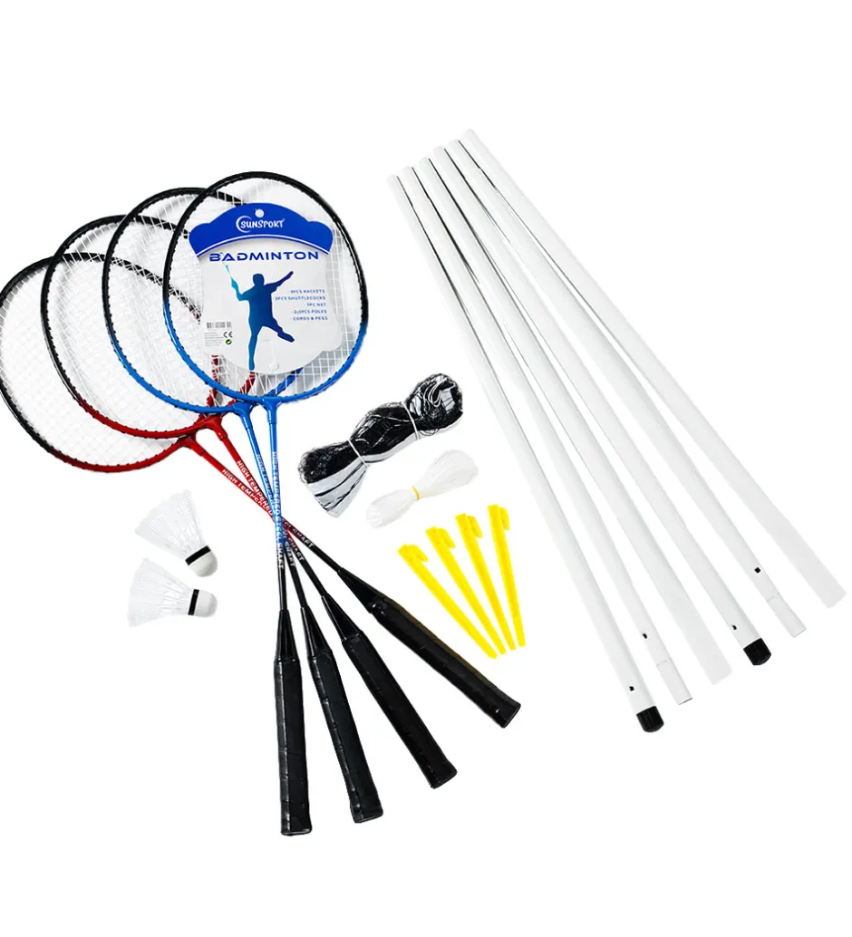 Badmintonsæt - Sunsport - 4 Rackets Complete Set>Bex Sport Best