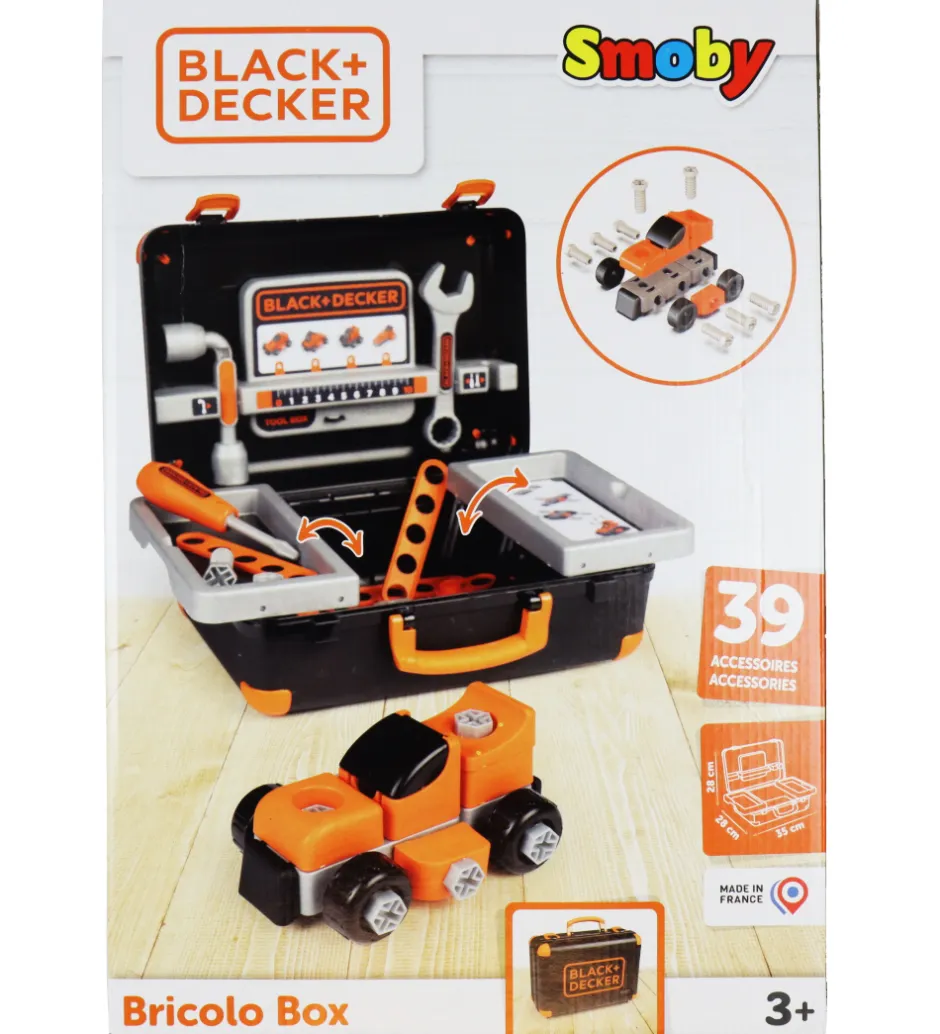 Legetøj - Værktøjskasse - 39 Dele>Black & Decker Sale