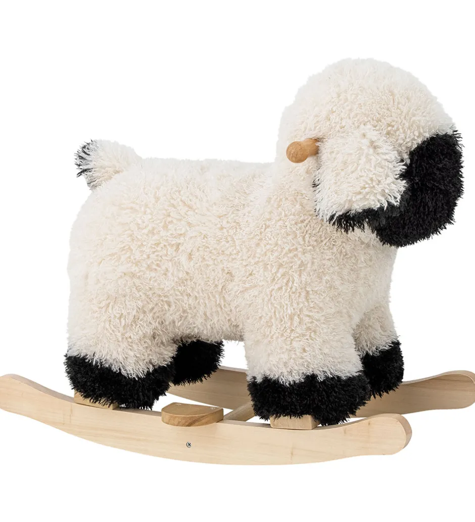 Mini Gyngehest - Dolly - Får - Hvid>Bloomingville Best