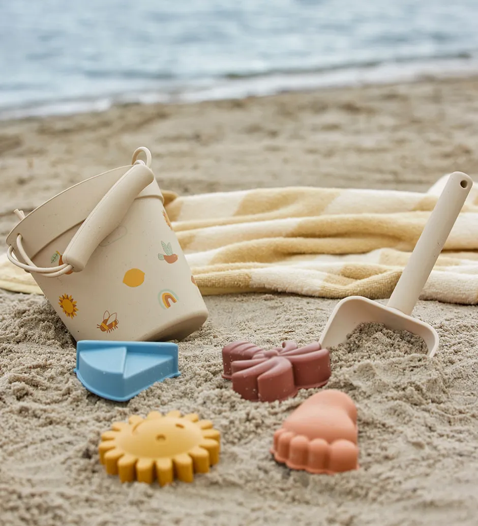 Mini Strandsæt - Agnes - Silikone - Natur>Bloomingville Sale