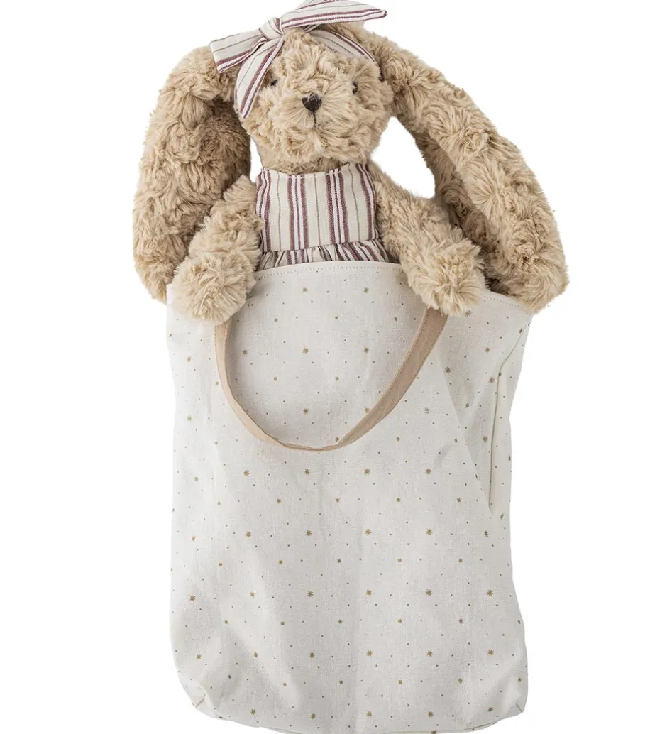 Stofdukke m. Shopper - 28 cm - Vilma - Brun>Bloomingville New