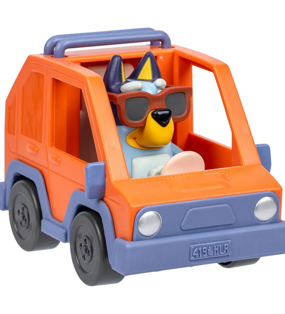 Bil m. Figur ->Bluey
