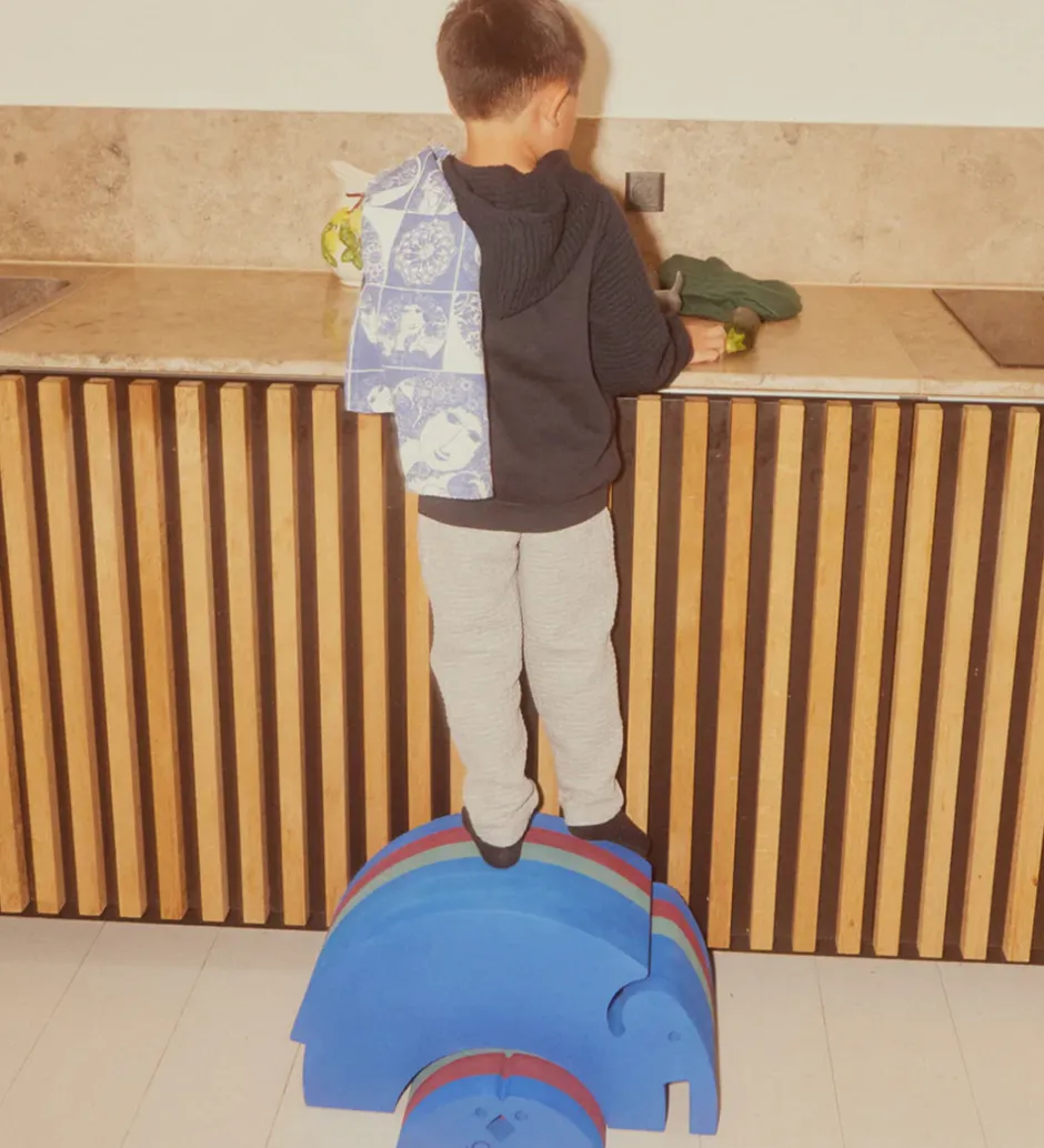 Elefant - L 24 - 55x21x31 cm - Blue Gym>bObles Online
