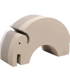 Elefant - Stor - 55x21x31 cm - Sand Grey>bObles Best